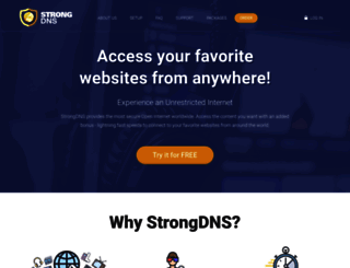 strongdns.com screenshot