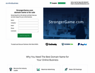 strongergame.com screenshot