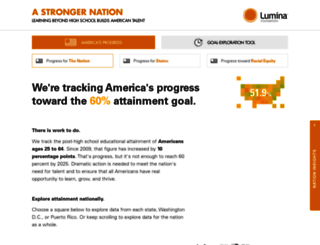 strongernation.luminafoundation.org screenshot