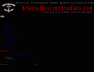 stronghealthyandfree.com screenshot
