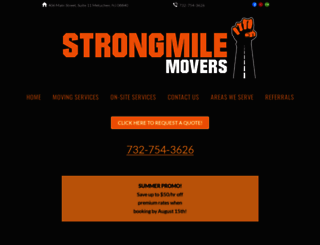 strongmilemovers.com screenshot