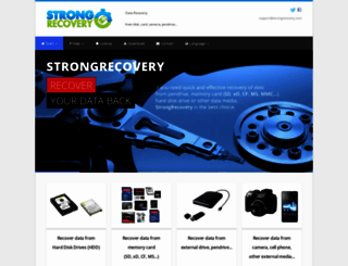 strongrecovery.com screenshot