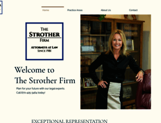 strotherfirm.com screenshot