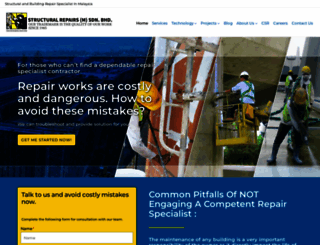 structuralrepairs.com.my screenshot