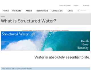 structuredwaterlife.com screenshot