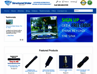 structuredwaterunit.com screenshot