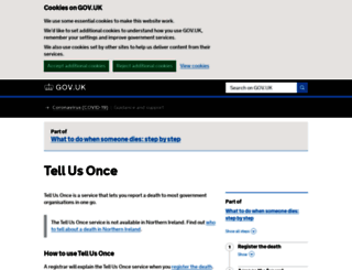 sts-tell-us-someone-died.dwp.gov.uk screenshot