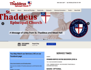 stthaddeus.org screenshot