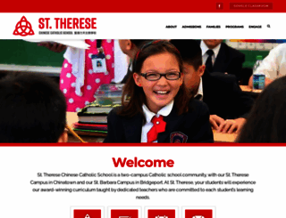 sttheresechicago.org screenshot