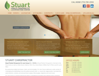 stuartfamilychiro.com screenshot