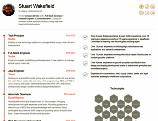 stuartwakefield.co.uk screenshot