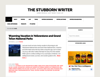 stubbornwriter.com screenshot