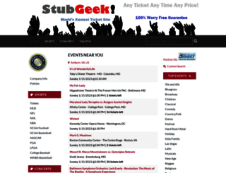 stubgeek.com screenshot