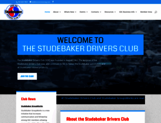 studebakerdriversclub.com screenshot