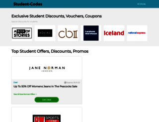 student-codes.com screenshot