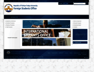 student-en.trakya.edu.tr screenshot