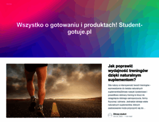 student-gotuje.pl screenshot