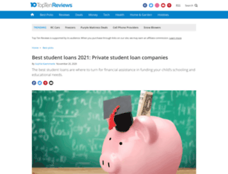 student-loans-review.toptenreviews.com screenshot
