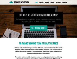student-web-design.co.uk screenshot
