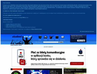 student.wm.pl screenshot