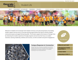 studentaffairs.gatech.edu screenshot