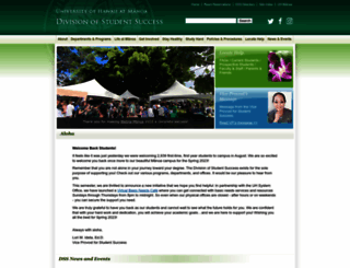 studentaffairs.manoa.hawaii.edu screenshot
