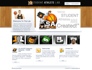 studentathletelab.com screenshot