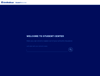 studentcenter.uhcsr.com screenshot