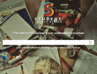 studentcoursereview.co.nz screenshot