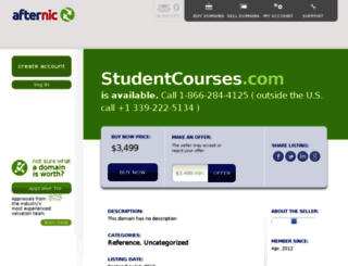 studentcourses.com screenshot
