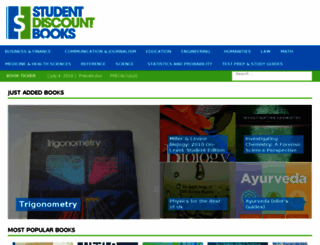 studentdiscountbooks.com screenshot