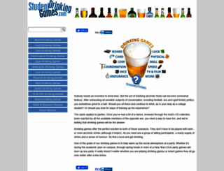 studentdrinkinggames.com screenshot