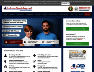studenten-vermittlung.com screenshot