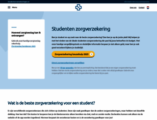 studenten-zorgverzekeringen.nl screenshot