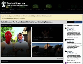 studentfilms.com screenshot