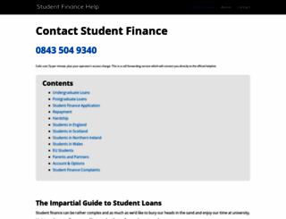 studentfinancehelp.org.uk screenshot
