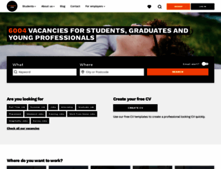 studentjob.com screenshot