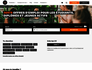 studentjob.fr screenshot