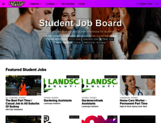 studentjobboard.com.au screenshot