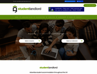 studentlandlord.com screenshot