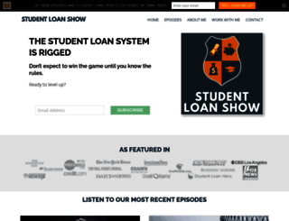 studentloanshow.com screenshot