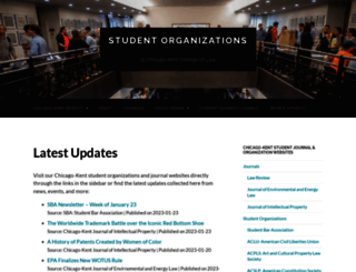 studentorgs.kentlaw.iit.edu screenshot