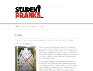 studentpranks.com screenshot