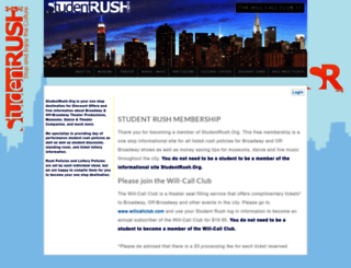 studentrush.isecuresites.com screenshot