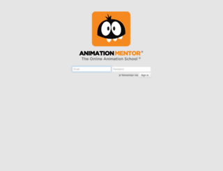 students.animationmentor.com screenshot