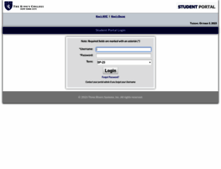 students.tkc.edu screenshot