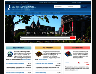 studentscholarships.com screenshot