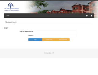 studentservice.iustlive.com screenshot