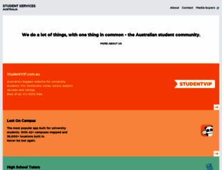 studentservices.com.au screenshot