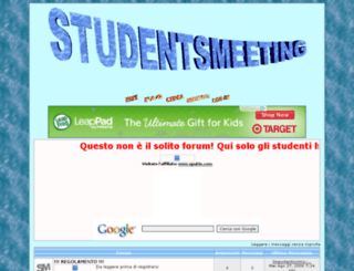 studentsmeeting.forumitalian.com screenshot